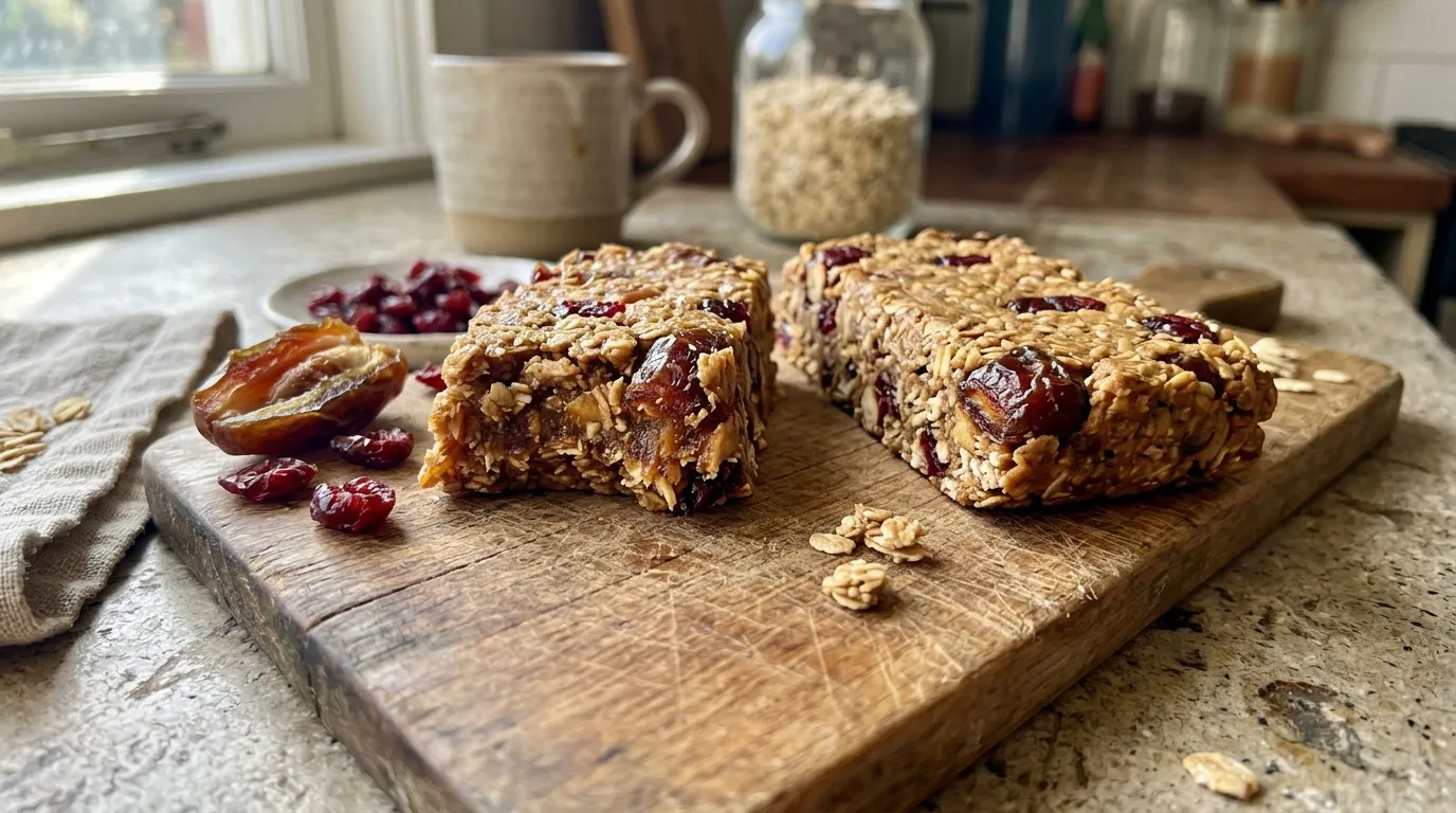 Recette de barres énergétiques maison saines et gourmandes